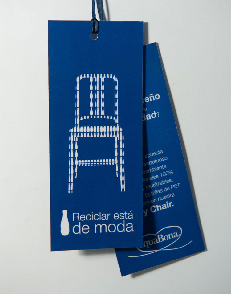 Aquabona silla reciclada